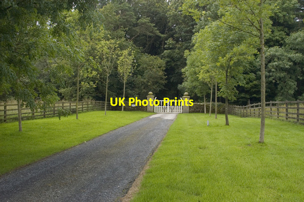 Photo 6"x4" Private drive to Abbeystead House Abbeystead c2009