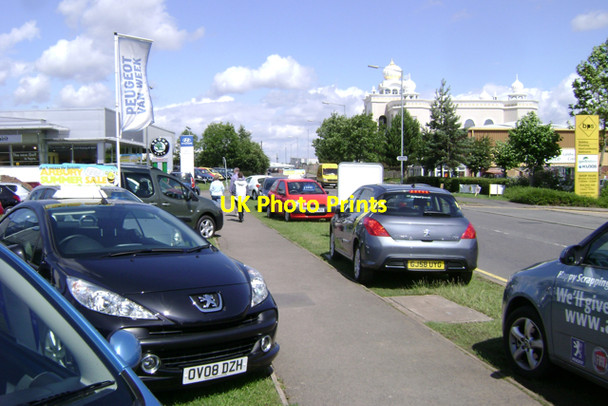 Photo 6"x4" Peugeot dealership, Tachbrook Park Drive, Leamington Royal Leamington Spa c2009