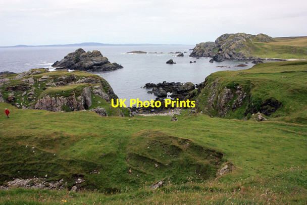 Photo 6"x4" Coastline at Lower Killeyan Risabus c2009