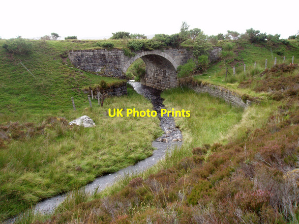 Photo 6"x4" Bridge over Allt na Ceardaich Carn Biorach c2009