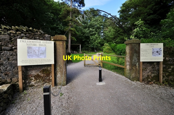 Photo 6"x4" Entrance to Ingleborough Cave trail Clapham\/SD7469 c2009