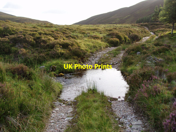 Photo 6"x4" Ford, Allt Mor tributary Carnachuin c2009