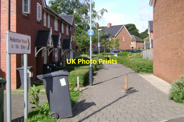 Photo 6"x4" Footpath to Wharf Street, Warwick Warwick c2009