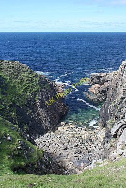 Photo 6"x4" Another Geodha Near Rubha Leathann Baile an Truiseil c2009