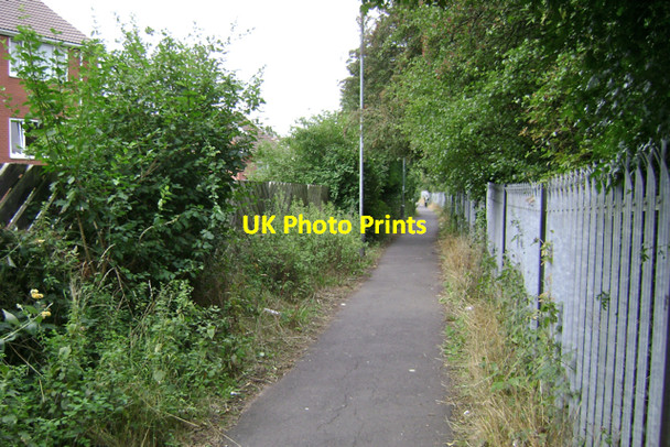 Photo 6"x4" Footpath rear of Haseley Close, Leamington Spa Royal Leamington Spa c2009