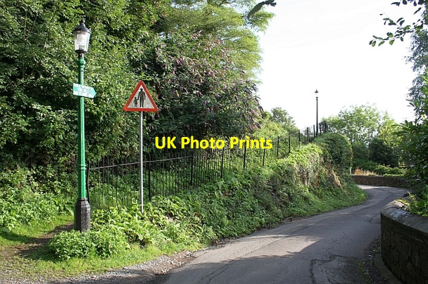 Photo 6"x4" Foley Terrace and the path to St Ann's Well Great Malvern c2009