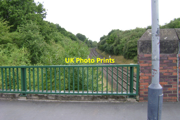 Photo 6"x4" Prospect Road, Leamington Spa, crosses the railway Royal Leamington Spa c2009
