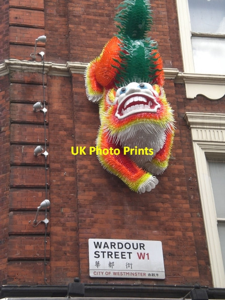 Photo 6"x4" Street sign, Wardour Street W1 Westminster c2009