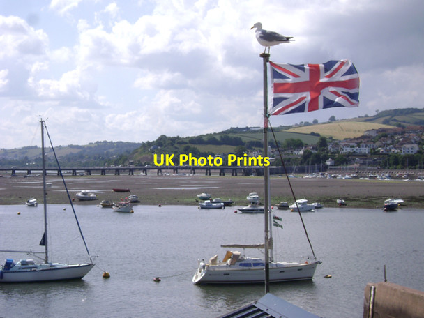 Photo 6"x4" Afternoon low tide, Teignmouth Harbour Teignmouth c2009