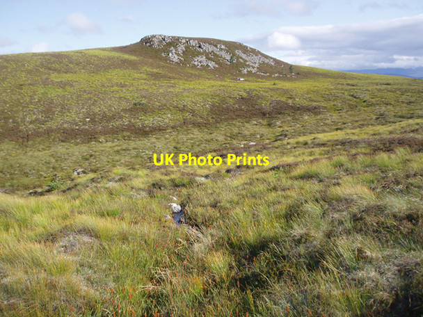 Photo 6"x4" Boggy ground NW of Cnoc an Lamhaich Carn Allt Laoigh c2009
