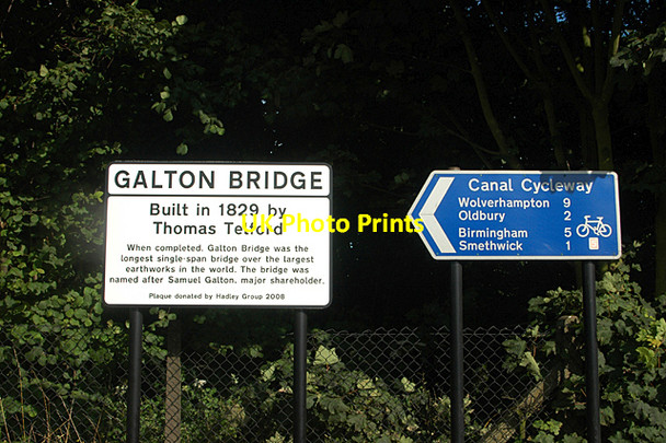 Photo 6"x4" Eulogy to Galton Bridge on NCR 5 Smethwick c2009
