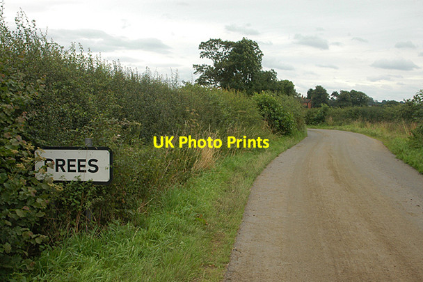 Photo 6"x4" You are now entering Prees Lighteach c2009