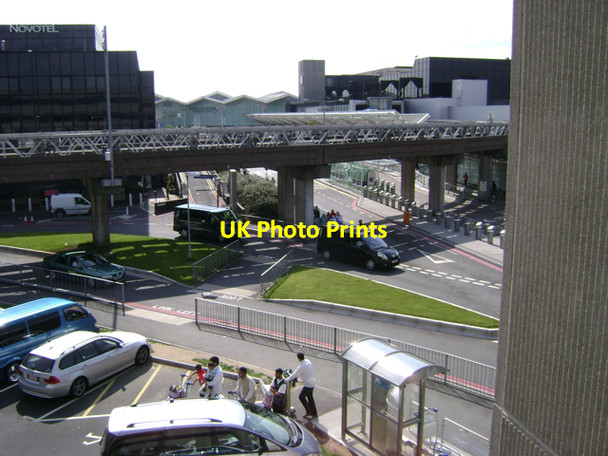 Photo 6"x4" Air-Rail Link and exit roads, Birmingham Airport Bickenhill c2009