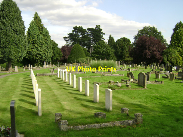 Photo 6"x4" Second World War graves, Warwick Cemetery Warwick c2009