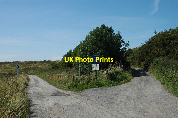Photo 6"x4" Keep left for NCR 5 Frodsham c2009