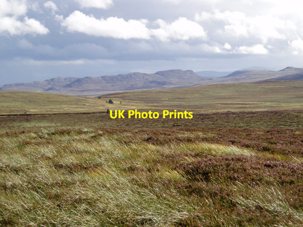 Photo 6"x4" Moorland, Hill of Aitnoch Carn a' Cheatraimh Mh\u00f2ir c2009