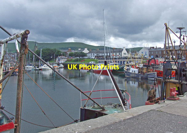 Photo 6"x4" Girvan harbour Girvan c2009