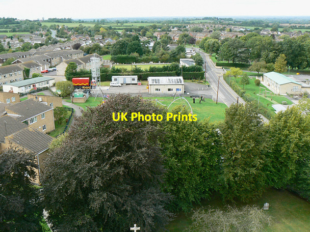 Photo 6"x4" View west-north-west from St Sampson's tower, Cricklade Cricklade c2009