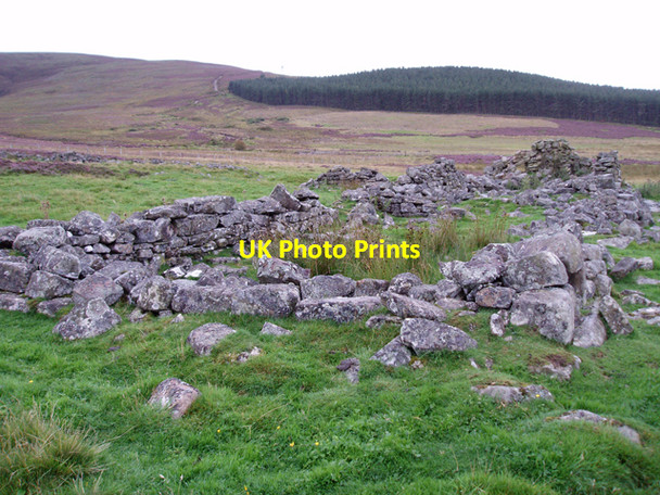 Photo 6"x4" Ruin near Claggersnich Cromdale c2009