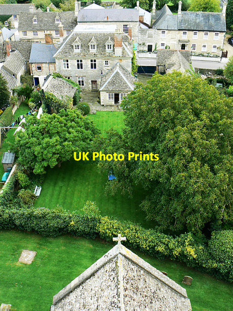 Photo 6"x4" View east-south-east from St Sampson's tower, Cricklade Cricklade c2009