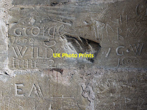 Photo 6"x4" Graffiti, St Sampson's Church, Cricklade Cricklade c2009