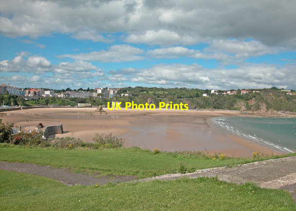 Photo 6"x4" North beach Tenby\/Dinbych-y-pysgod c2005