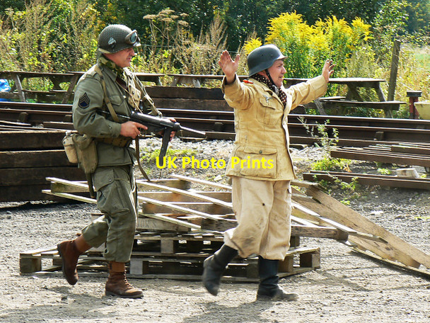 Photo 6"x4" Wartime Weekend 2009 (10), Blunsdon Station Haydon\/SU1288 c2009