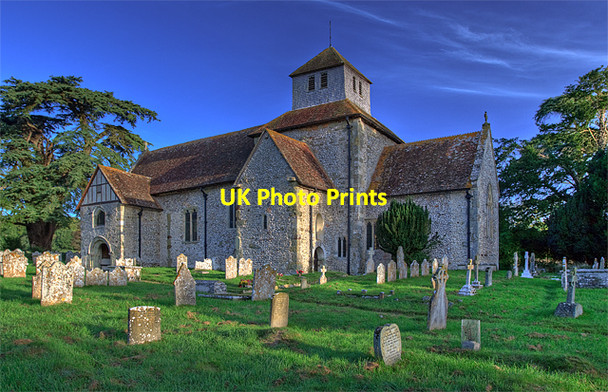 Photo 6"x4" St Mary's Parish Church - Breamore Breamore c2009