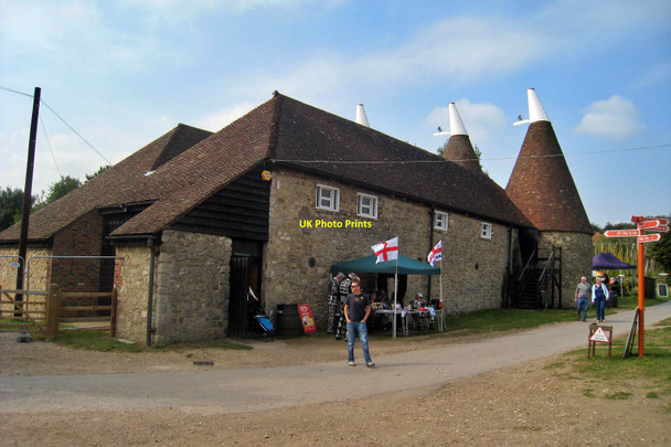 Photo 6"x4" Oast House at The Museum of Kent Life, Cobtree, Lock Lane, Sandling, Kent Abbey Gate\/TQ7558 c2009