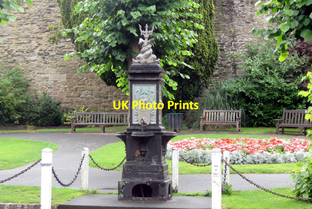 Photo 6"x4" Drinking Fountain, Ludlow Ludlow c2009