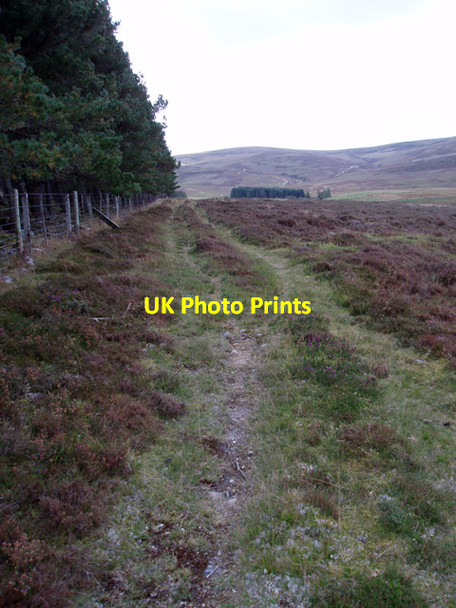 Photo 6"x4" Track SW of Tom Liath Anagach c2009