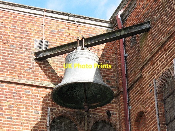 Photo 6"x4" St Olave's church, Mitcham: bell Mitcham c2009