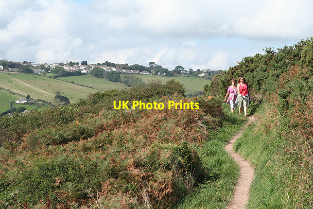 Photo 6"x4" Lansallos: on the South West Coast Path Looe c2009