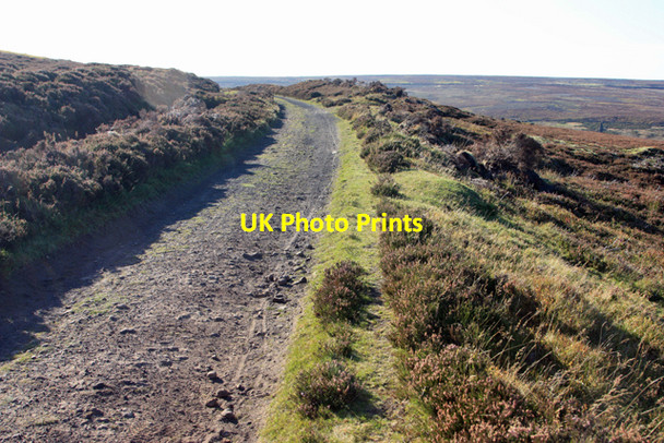Photo 6"x4" Track of the disused railway line above Rosedale Thorgill c2009