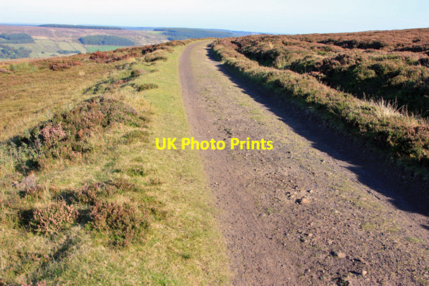 Photo 6"x4" Track of the disused railway line above Rosedale Thorgill c2009 P1