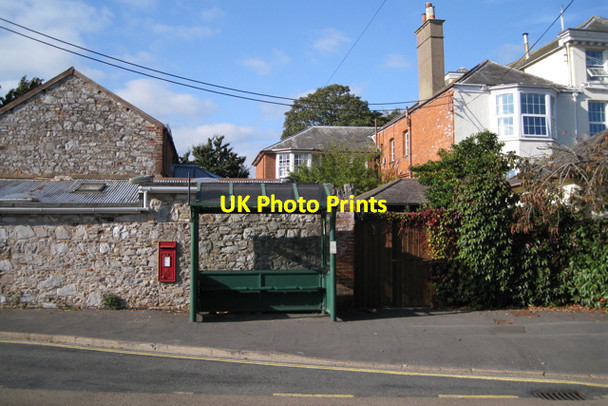 Photo 6"x4" Bus stop, Mount Pleasant Road, Dawlish Warren Dawlish c2009