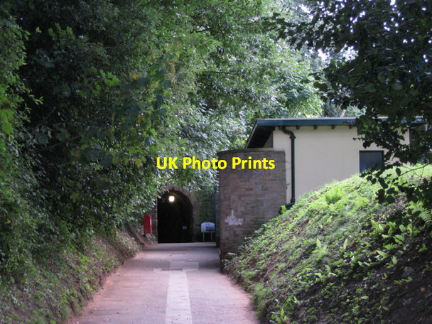 Photo 6"x4" Path to Smugglers' Tunnel, the Ness, Shaldon Teignmouth c2009