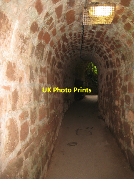 Photo 6"x4" Upper end of Smugglers' Tunnel, the Ness, Shaldon Teignmouth c2009