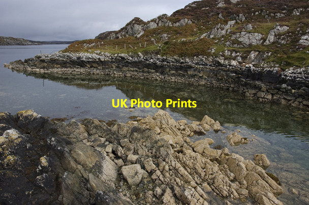 Photo 6"x4" The narrows between Eilean Orasaidh and Lewis Cromor c2009
