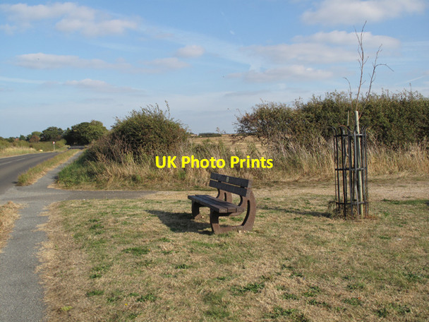Photo 6"x4" Where Green Common Lane meets the A149 Brancaster c2009