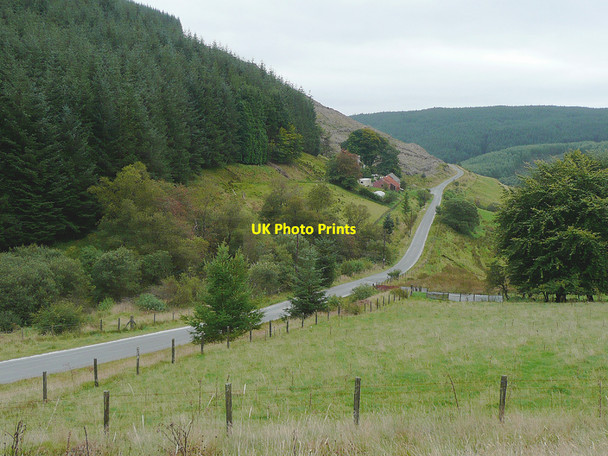 Photo 6"x4" The road to Llyn Brianne, Cwm Tywi, Powys Nant y Cloddiad c2009