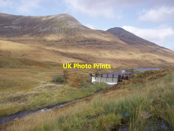 Photo 6"x4" Dam, Loch Eilde Mor Kinlochmore c2009