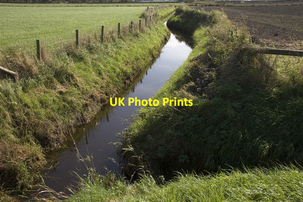 Photo 6"x4" Dyke near Birch House Farm Moss Edge\/SD4349 c2009
