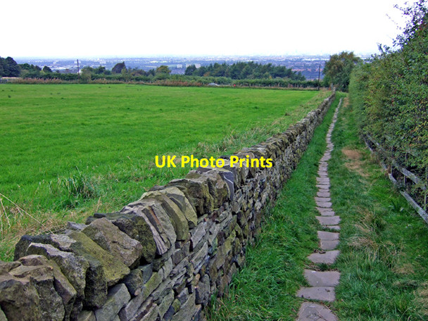 Photo 6"x4" Old paved path Hyde\/SJ9494 c2009