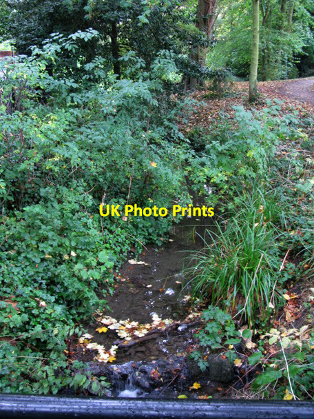 Photo 6"x4" The Pent Stream in a park, Folkestone Folkestone c2009