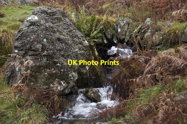 Photo 6"x4" Bridge on path to Alcock tarn Grasmere\/NY3307 c2009
