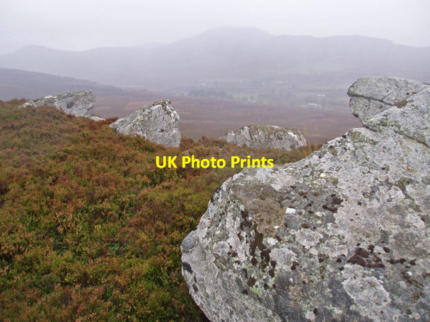 Photo 6"x4" Rocks on Creagan an Fhithich Etteridge c2009