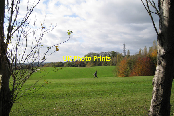 Photo 6"x4" Walking up the 5th fairway, Newbold Comyn Golf Course Royal Leamington Spa c2009