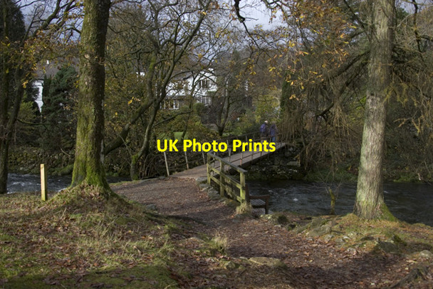 Photo 6"x4" Footbridge over Great Langdale Beck near Chapel Stile Chapel Stile c2009