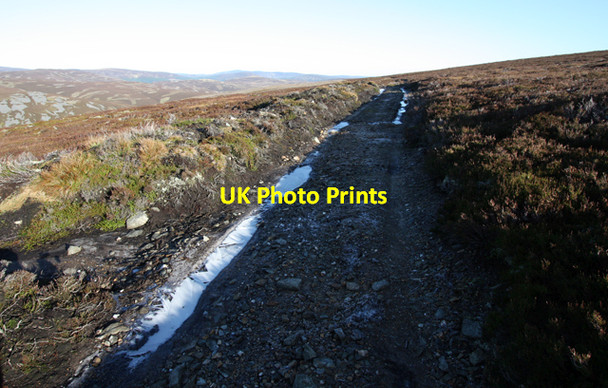 Photo 6"x4" Track north of Geal Charn Corgarff c2009